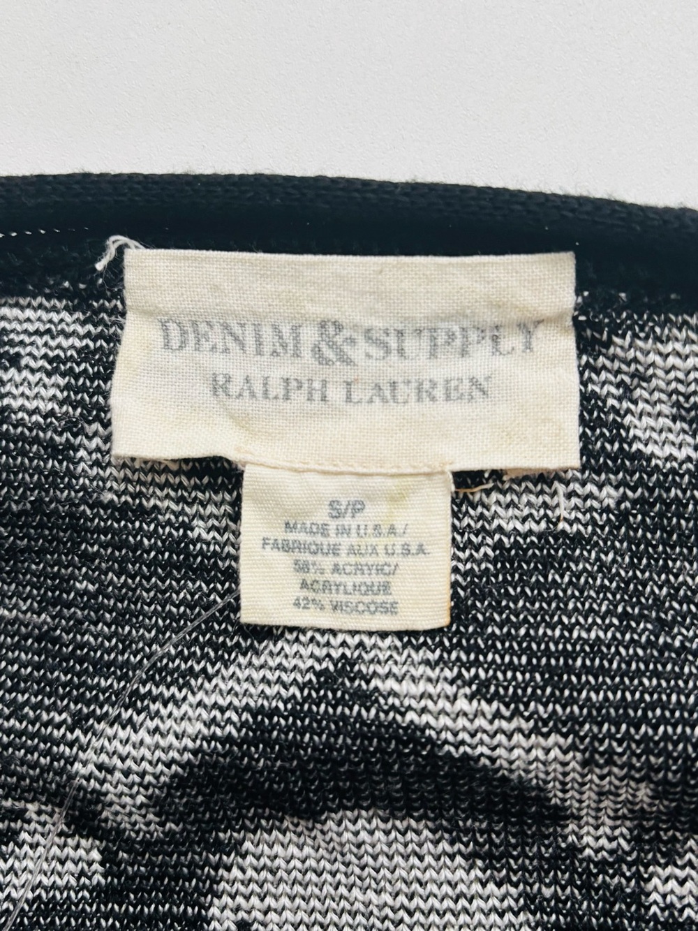 Denim & Supply by Ralph Lauren Knitted Skull And Crossbones Pattern Sweater - Picture 7 of 14